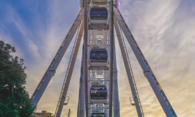 Profile of a Ferris Wheel