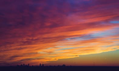 From tonight's afterglow