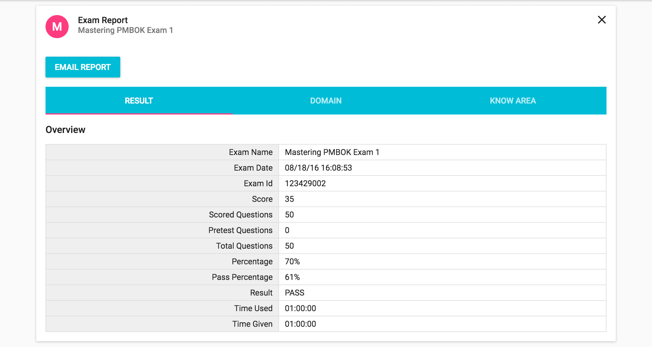 Exam CAPM Lab Questions