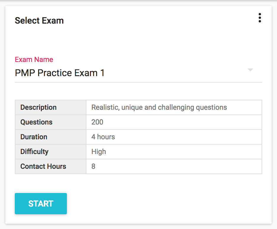 BrainBOK Exam Simulator - Exam Selection