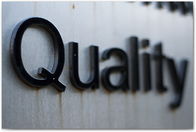 Quality Assurance is the process of auditing the quality requirements and the results to ensure quality standards are being followed. Whereas, Quality Control is the process of monitoring and recording results to ensure standards are being met.