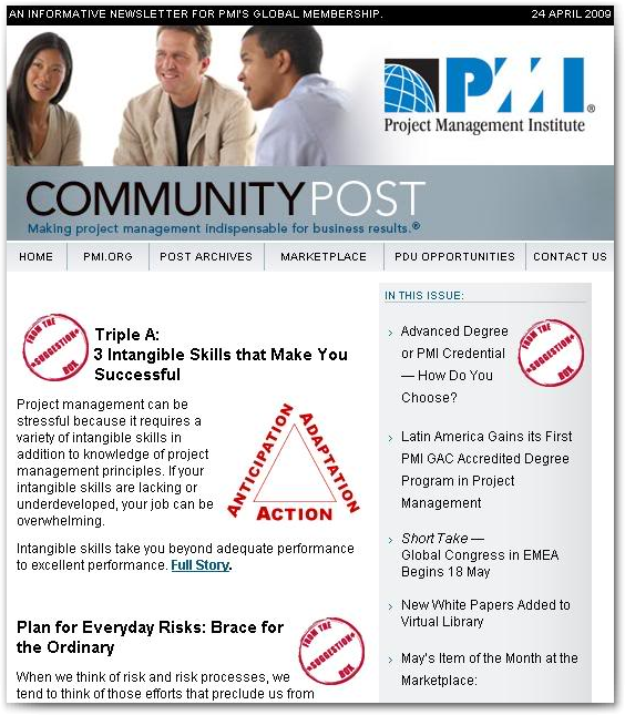 Free access to PMI Magazines, Newsletters, Journals, Research Studies and more