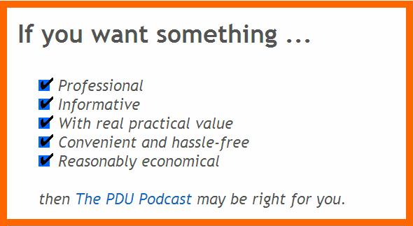 PDU Podcast Review