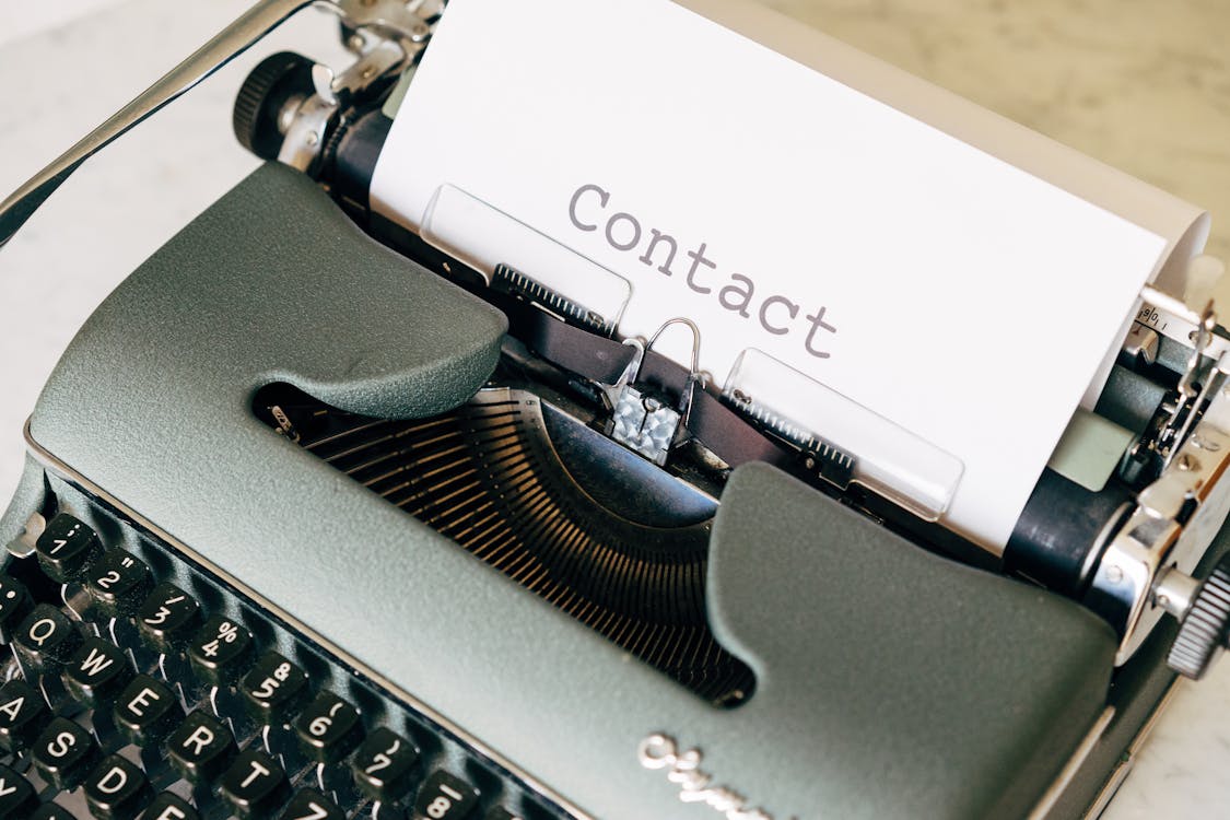 Information to contact blog author via social media, blog comments, forum, email form and other channels.