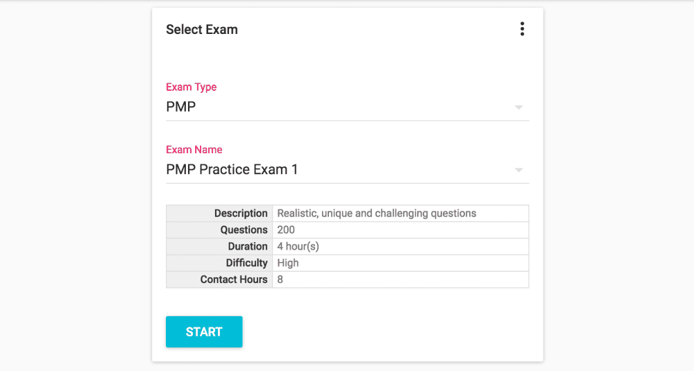 pmp simulation exam