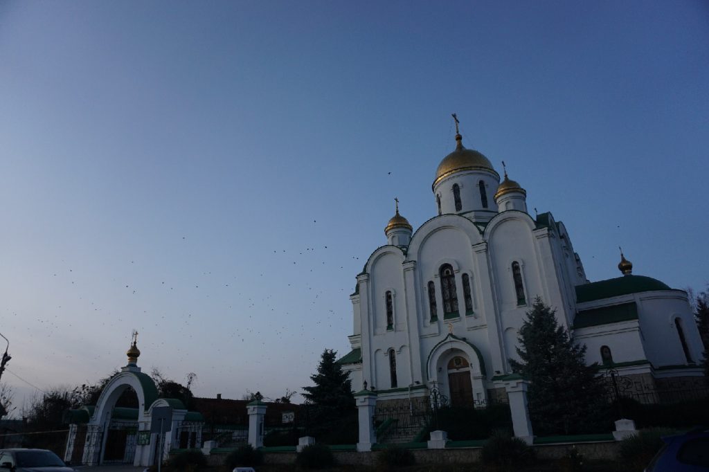 Lenka navštívila i kostel Nativity v hlavním městě Tiraspol.
