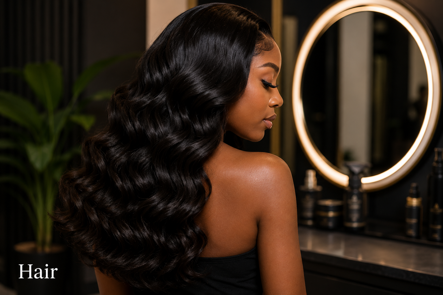 Beautiful hair styling