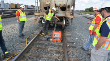 The Brake-Boss Portable in the field.