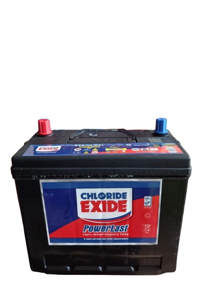 Chloride exide powerlast Battery 045/12/NSL 45F tyre