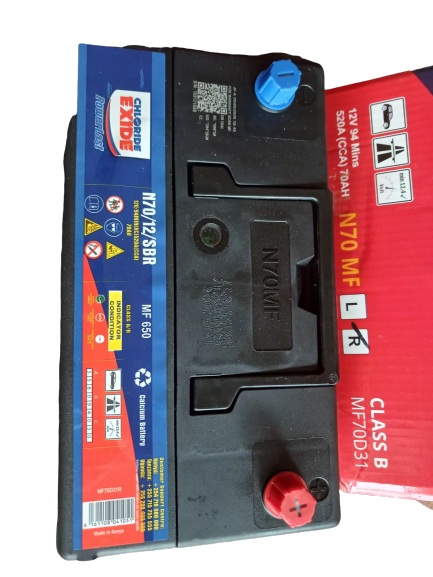 Chride exide powelast N70MF tyre