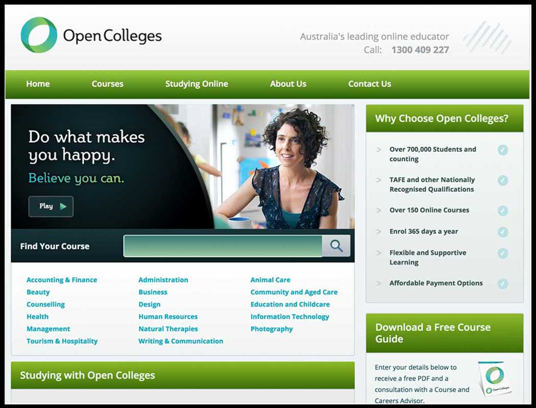 open colleges case study