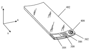 smart wrist device patent by Apple