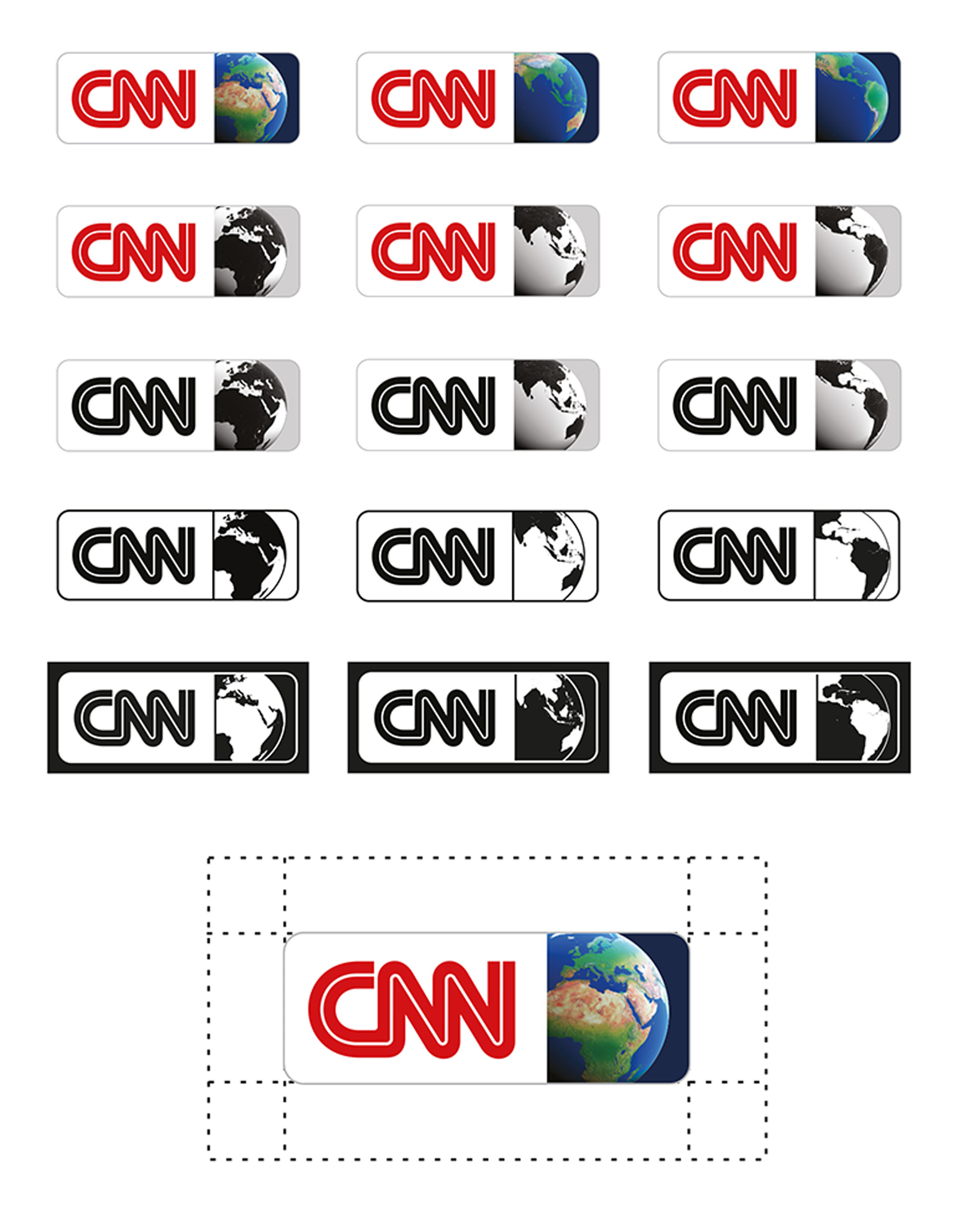 cnn further logo variations