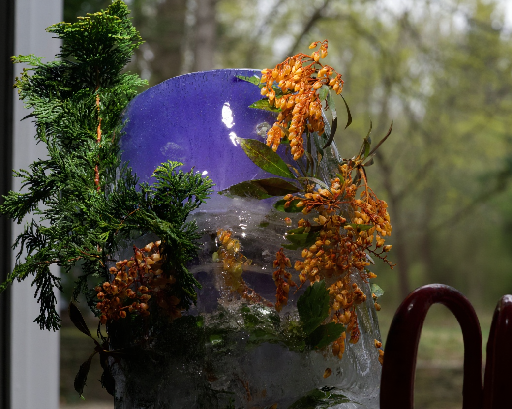 Botanicals in Ice by Anna Thurber
