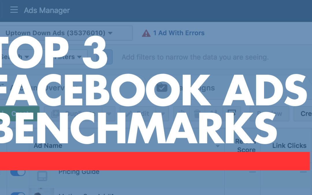 Top 3 Facebook Ad Benchmarks