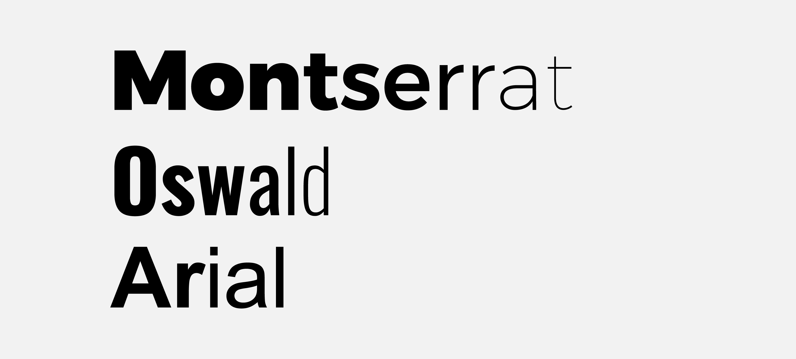 fonts
