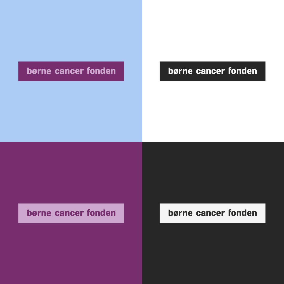 Boernecancerfonden - brand identity, guideline and assets.