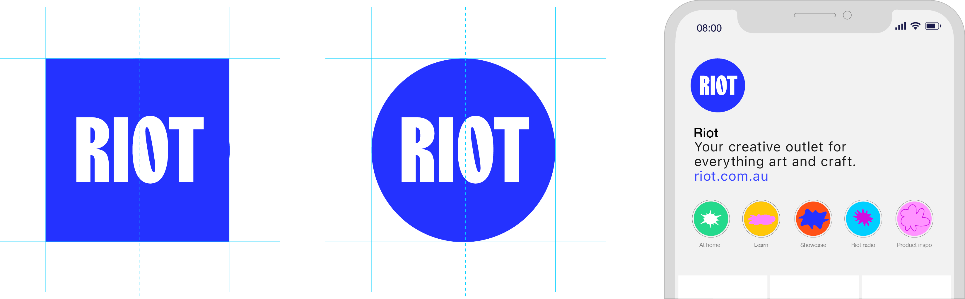 RIOT - brand identity, guideline and assets.