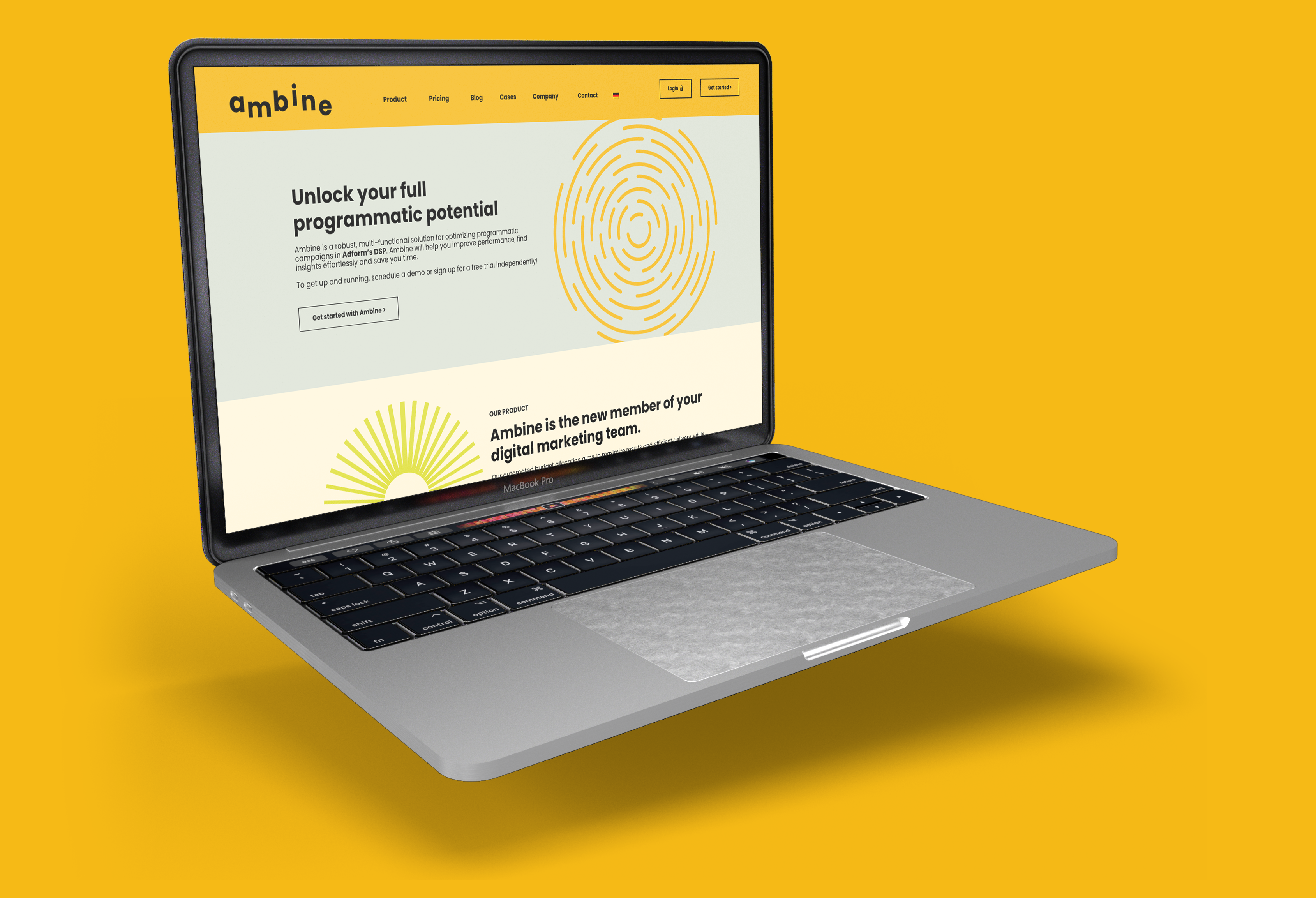 ambine-website-screenshot