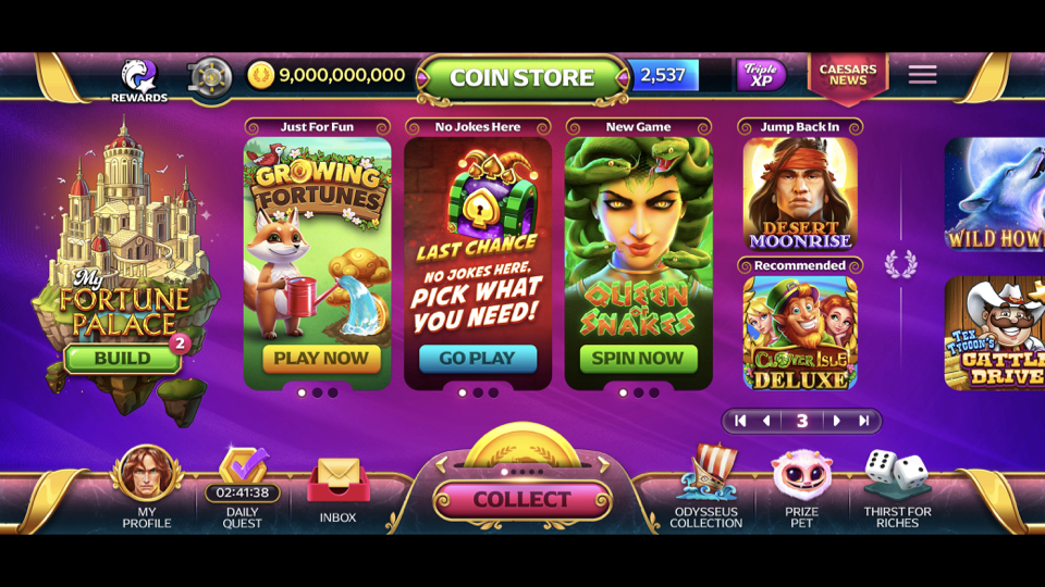 Caesars Slots - brand identity, guideline and assets.
