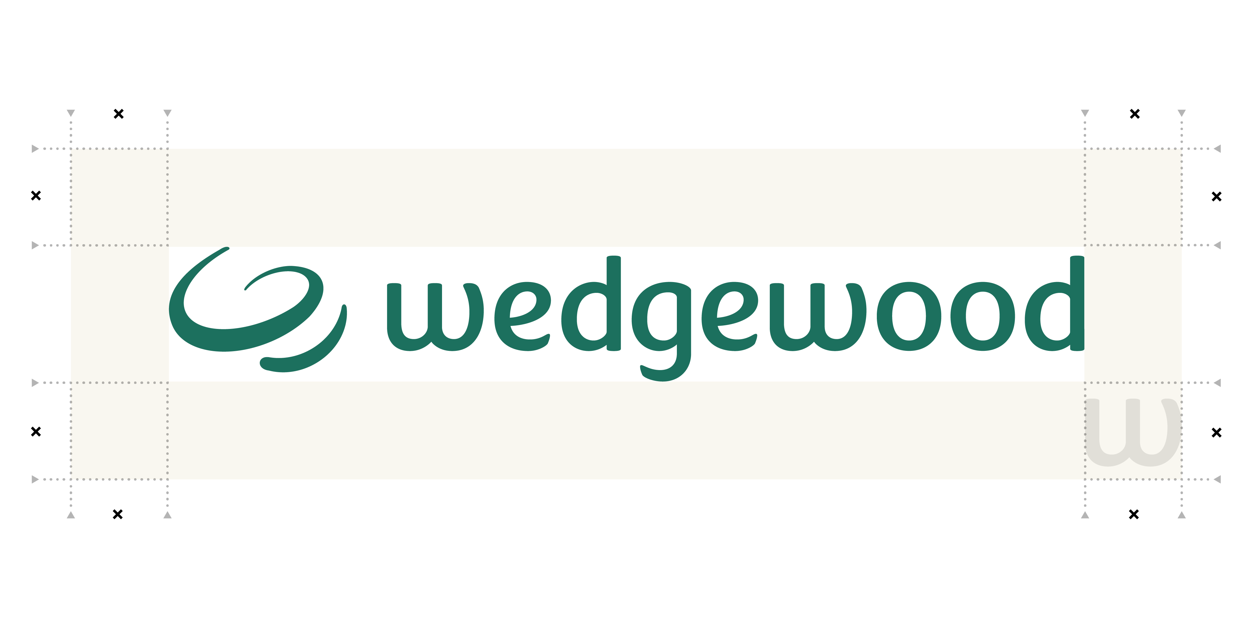 Wedgewood Brand Guide brand identity, guideline and assets.