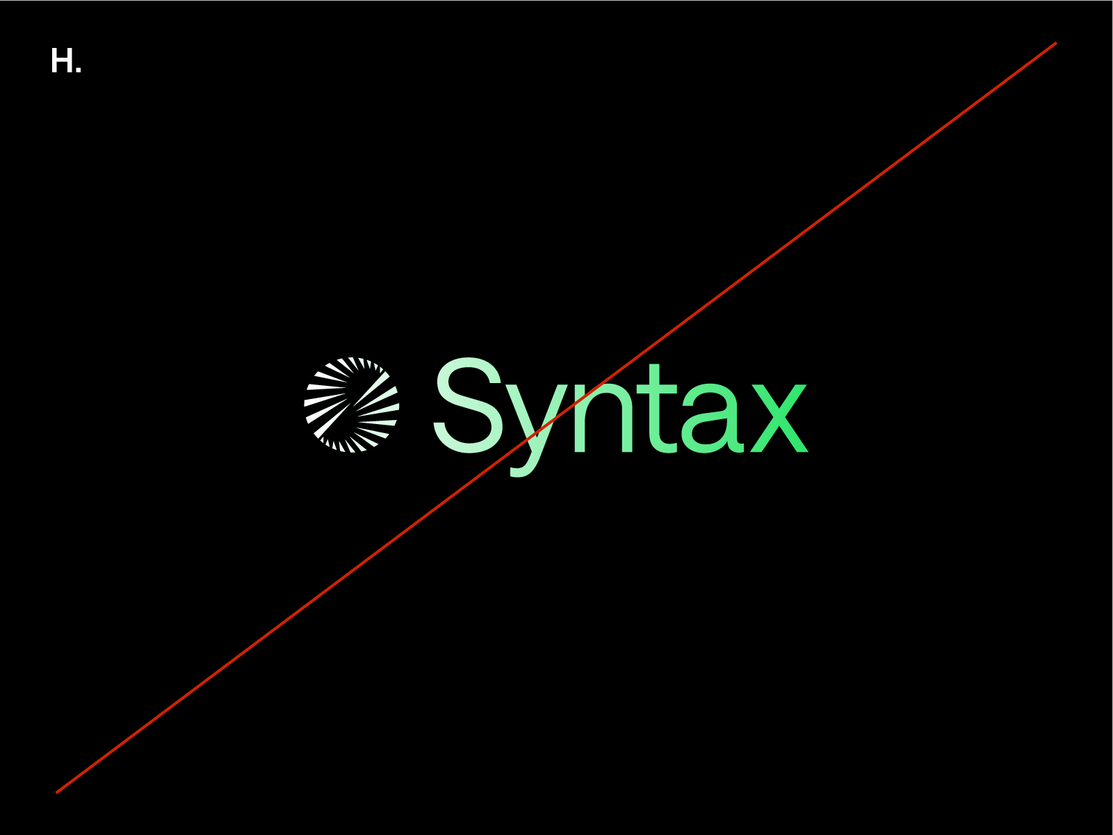 Syntax - brand identity, guideline and assets.