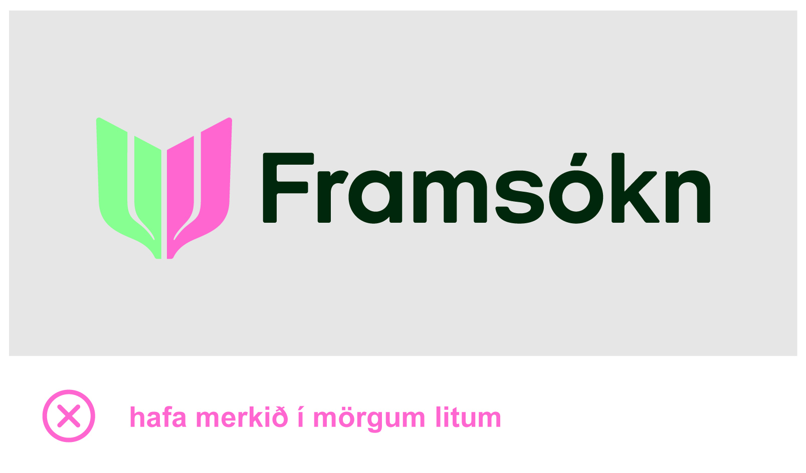 framsokn - brand identity, guideline and assets.