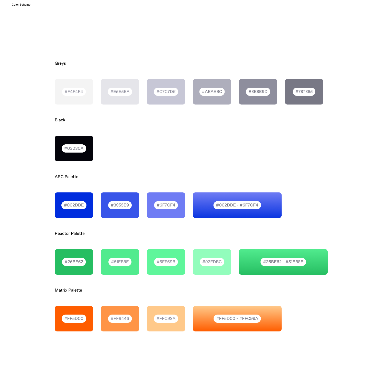 Color Scheme