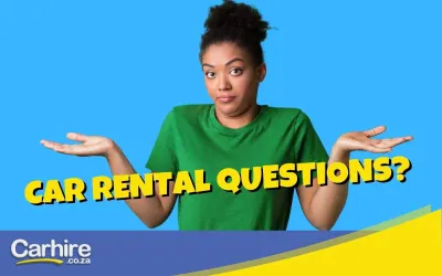 Car Hire Basics in South Africa: Age, License and Payment Rules
