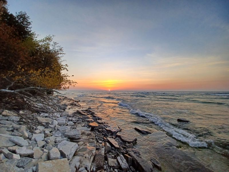 Sunrise on Rock Island