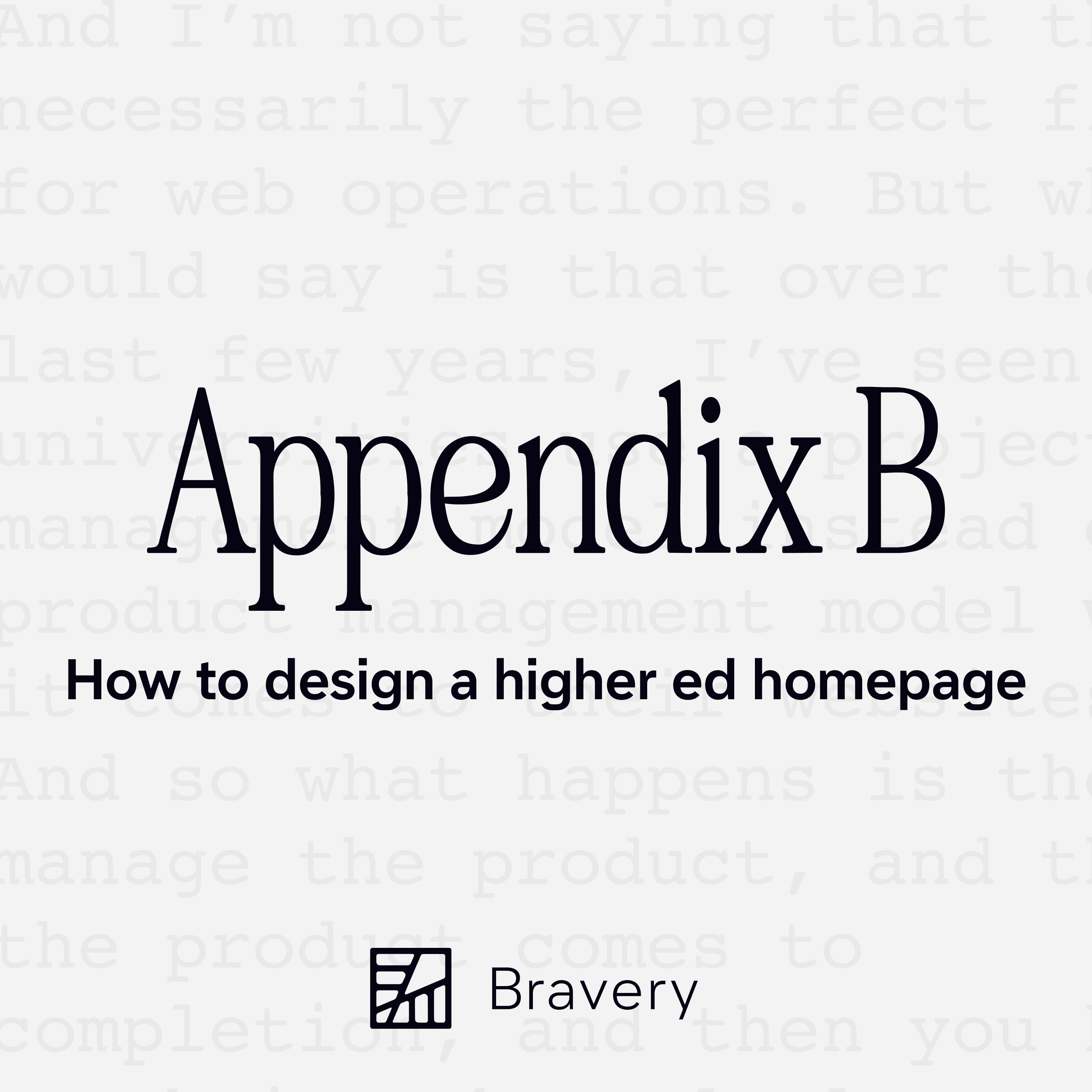 How to design a higher ed homepage