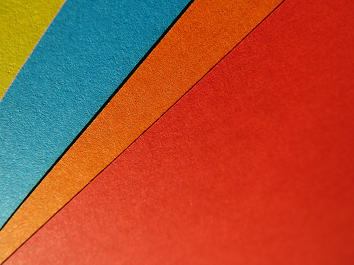Abstract art featuring red, orange, blue, and greenish yellow colors.