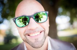 picture of bald man smiling