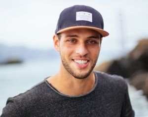 Man wearing hat