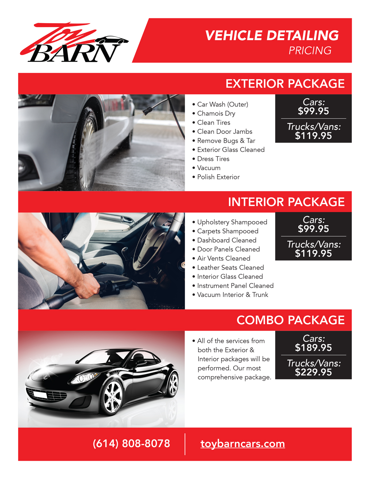 Vehicle Detailing Toy Barn