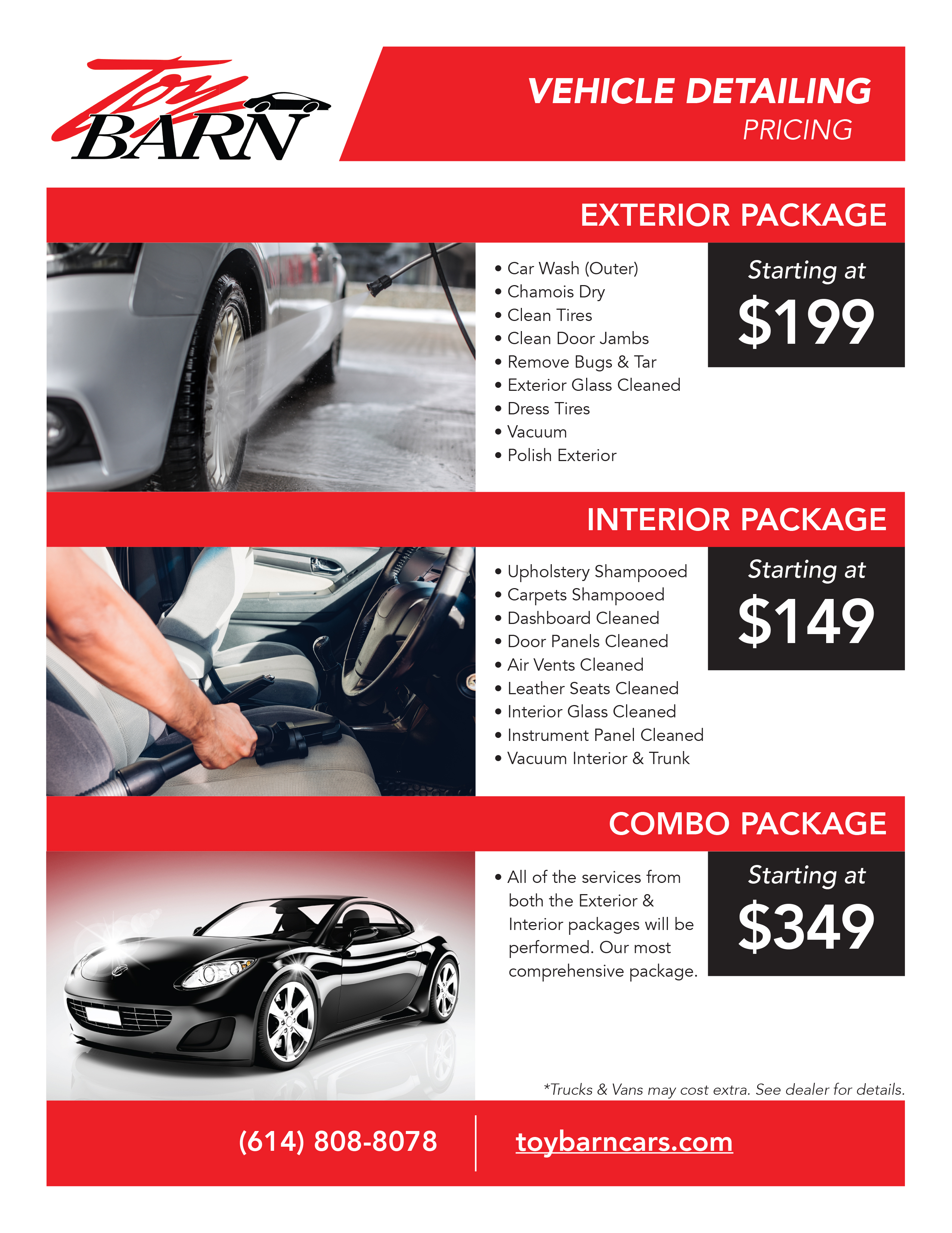 Auto Detailing Package Services