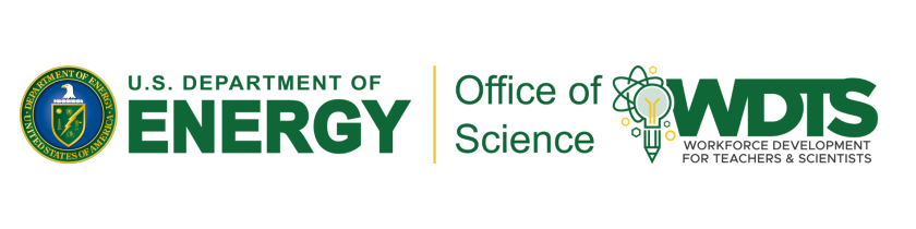 2024 Department of Energy WDTS Summer Internship Fair logo
