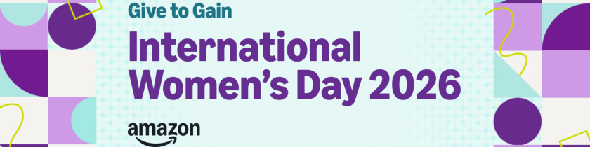 Build to Lead : An International Women's Day event with Amazon logo