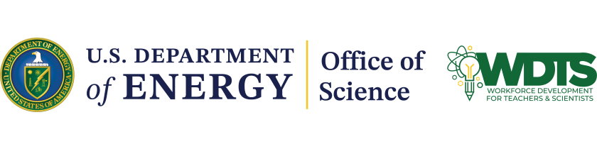2025 Department of Energy WDTS Summer Internship Fair logo