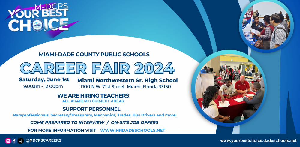 M-DCPS Career Fair Banner