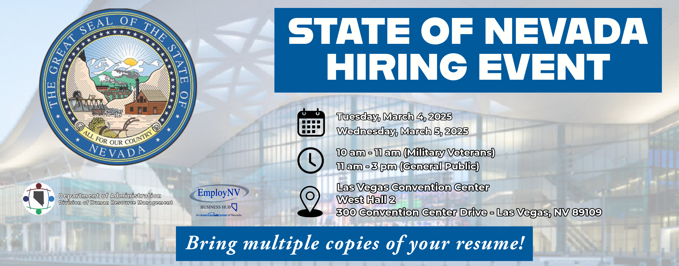 State of Nevada Spring Hiring Event