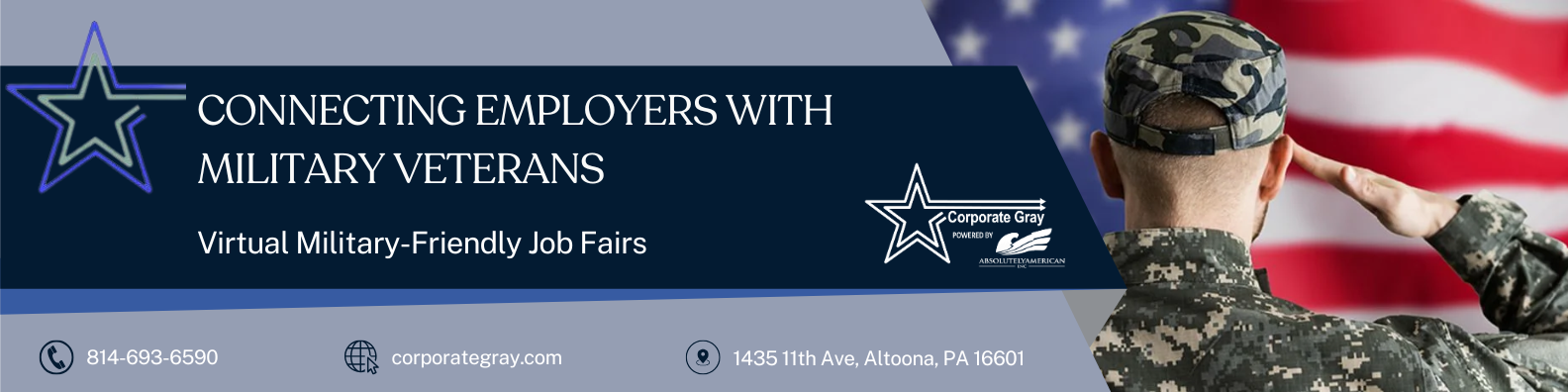 Corporate Gray Banner