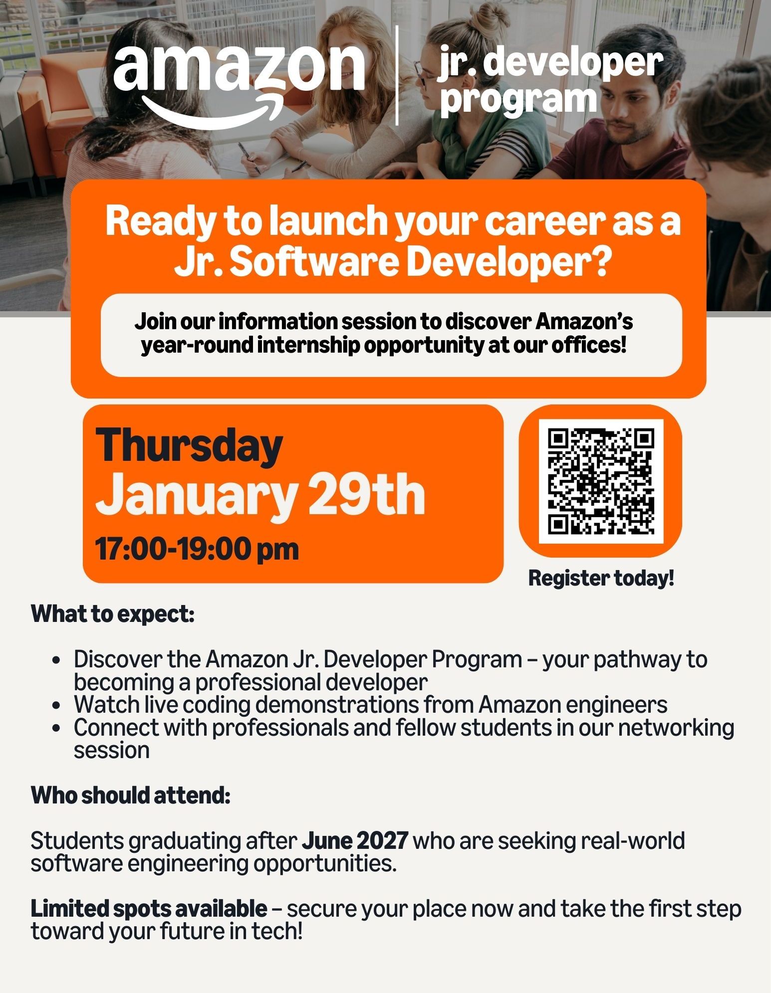 Jr. Developer program Info Session