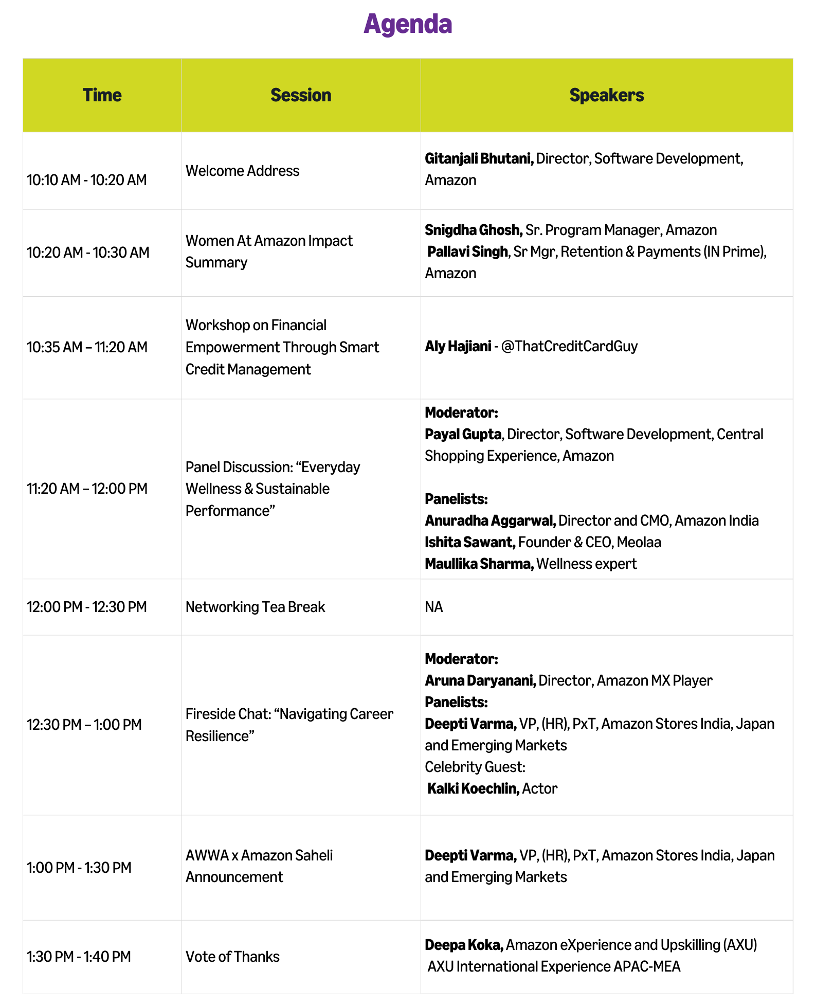 agenda