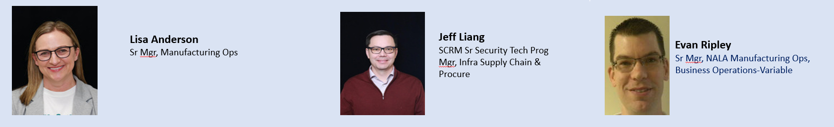 Meet Our Speakers