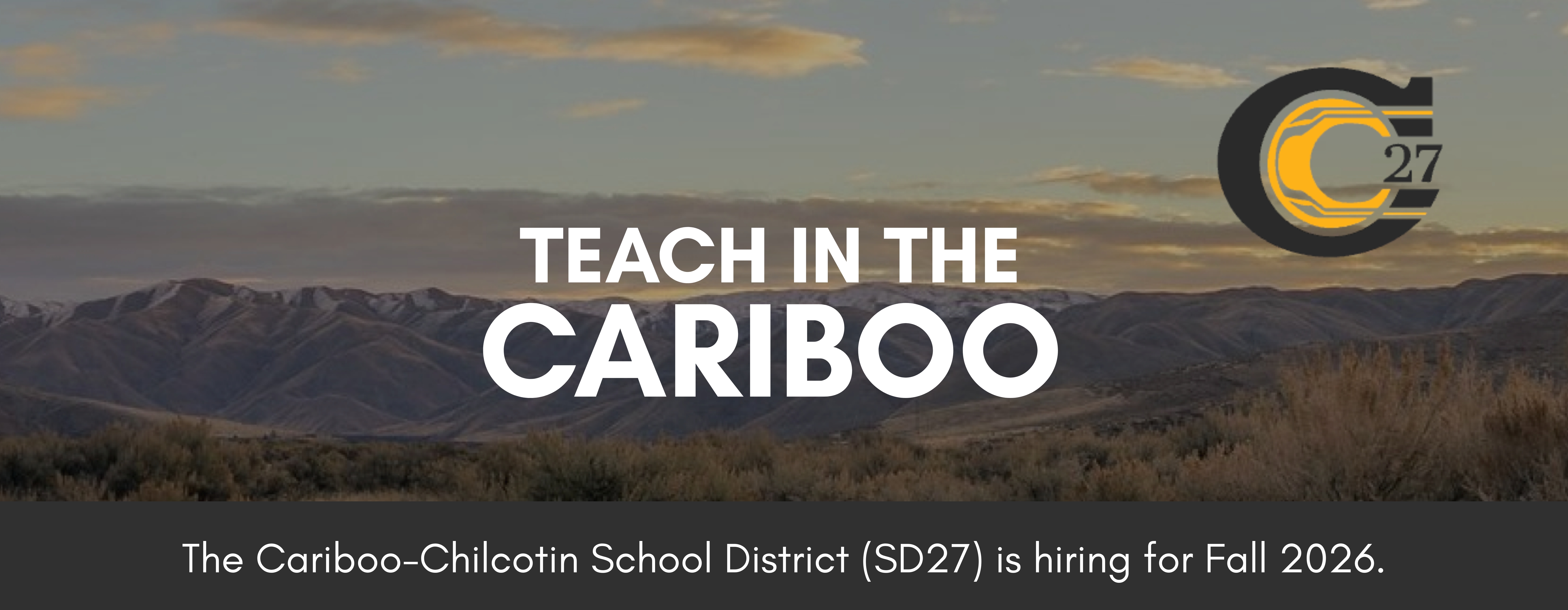Teach in the Cariboo!