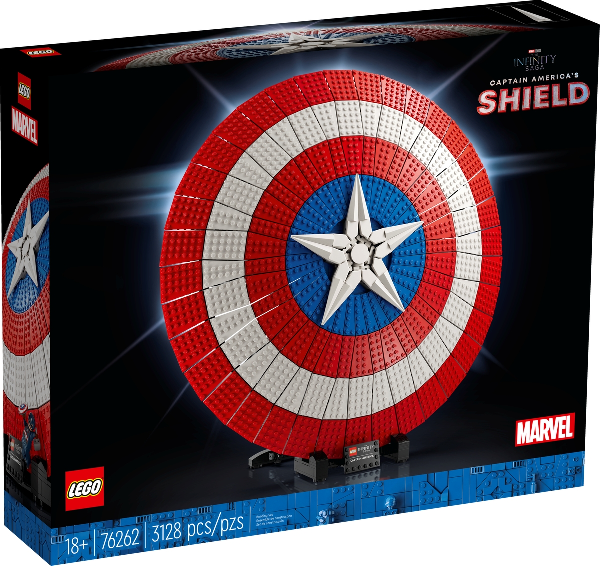 Best price for Captain America's Shield (#76262) at Zavvi - £139.99 (22.22% off)