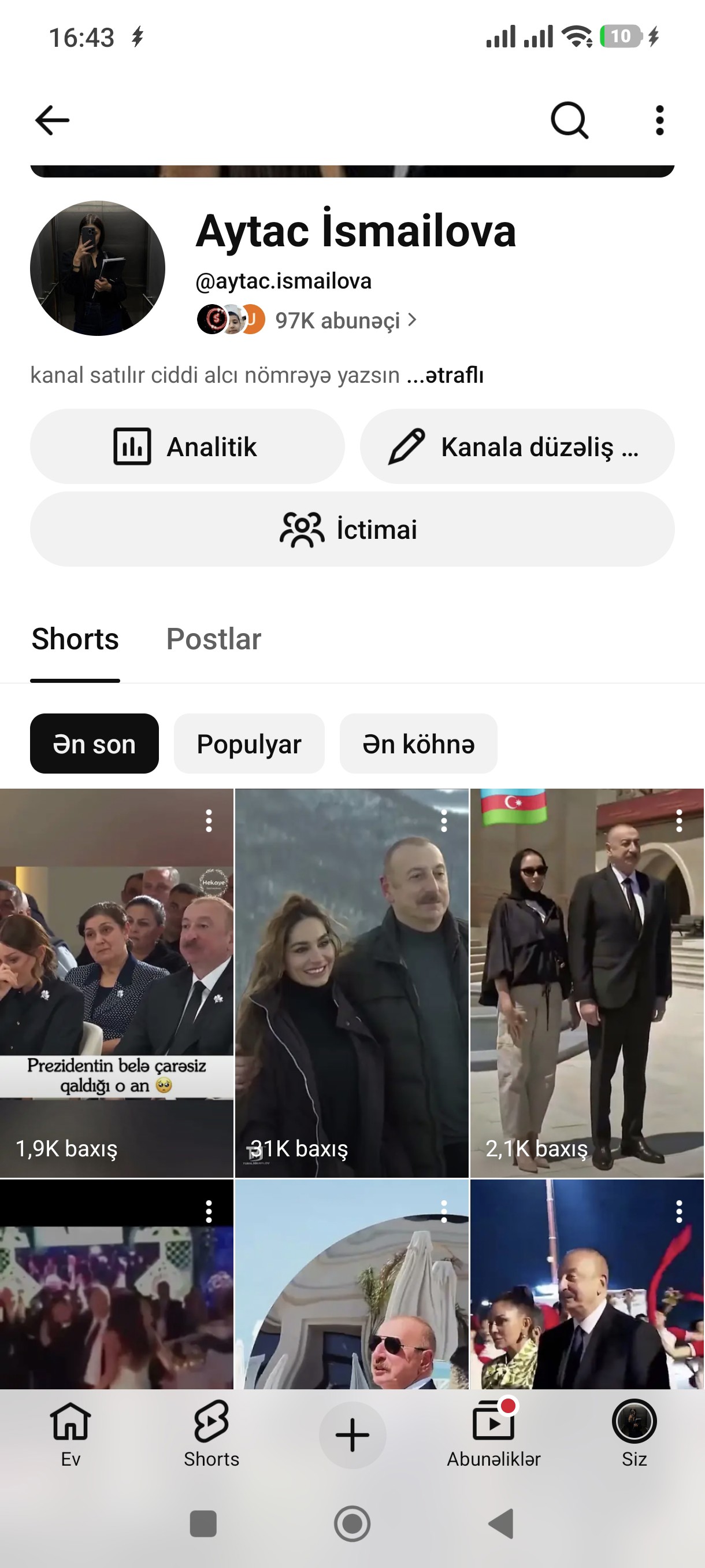 YouTube kanalı