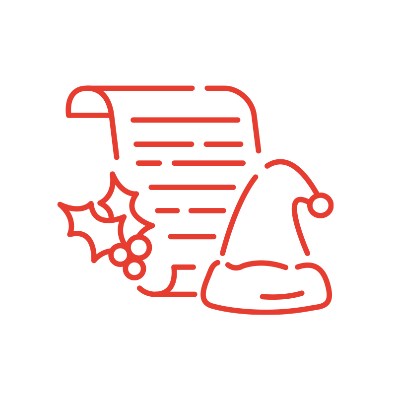 icon for Escape Room with theme of Christmas Caper