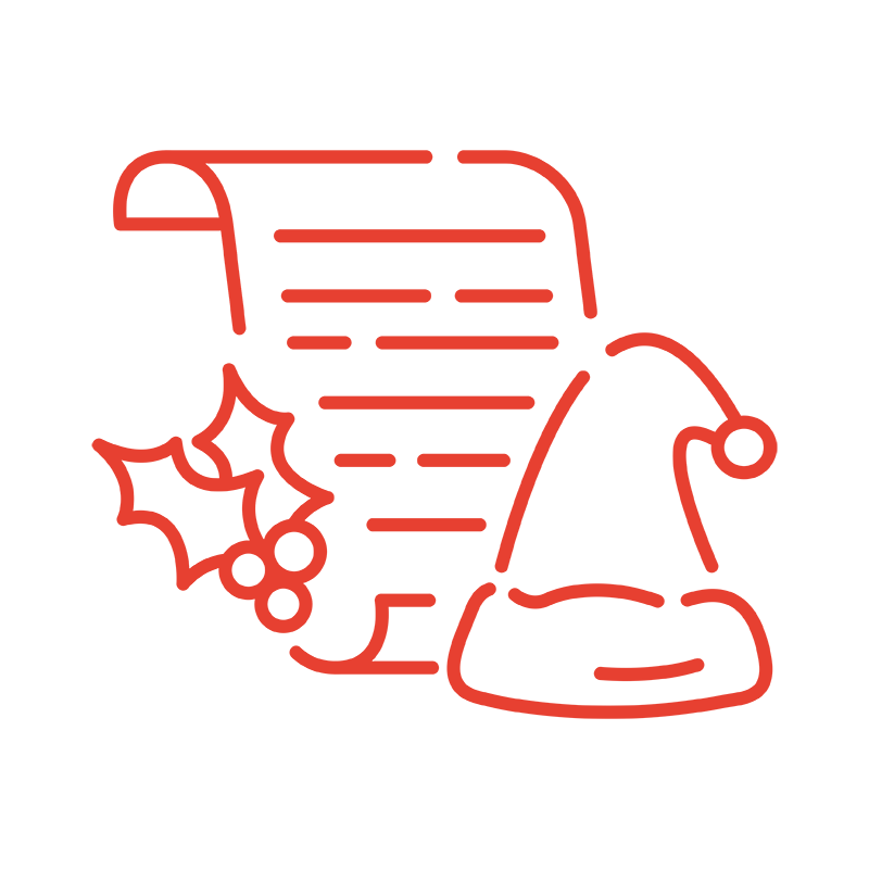 icon for Escape Room with theme of Christmas Caper
